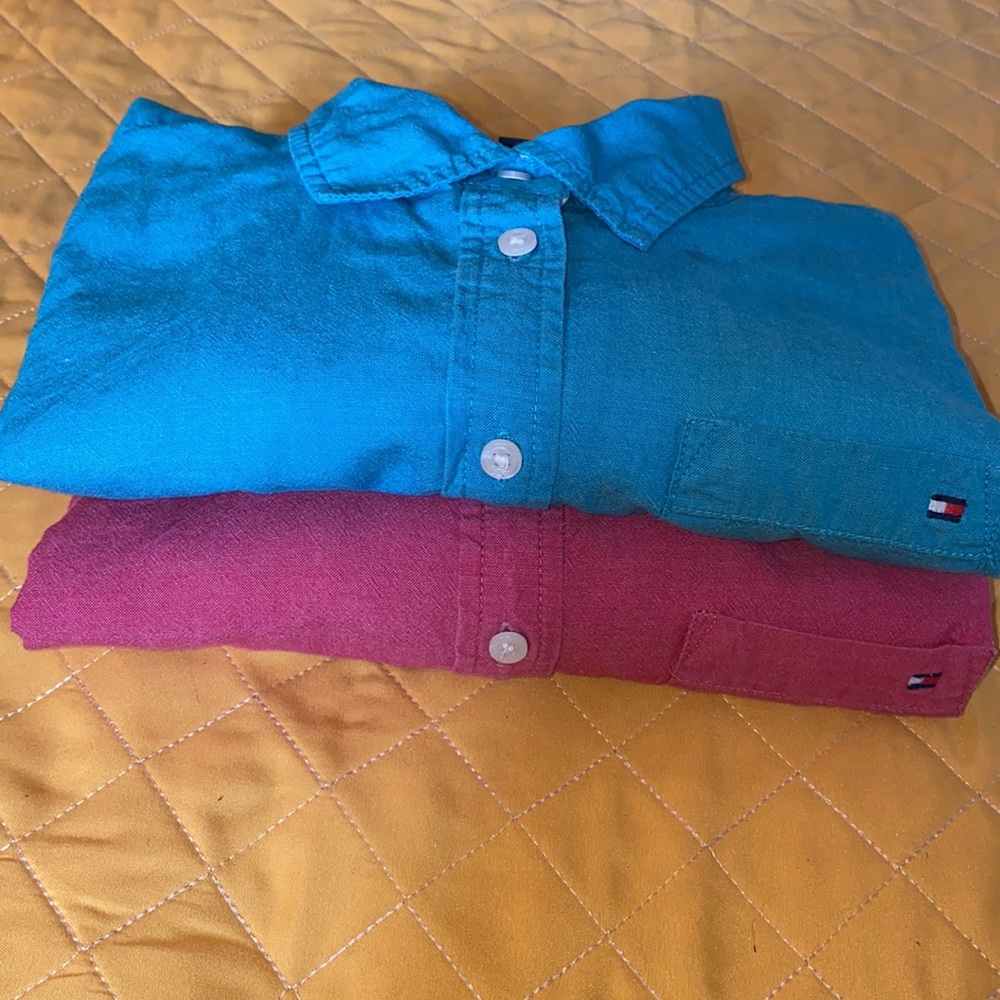 Tommy Hilfigre long sleeve button up shirt